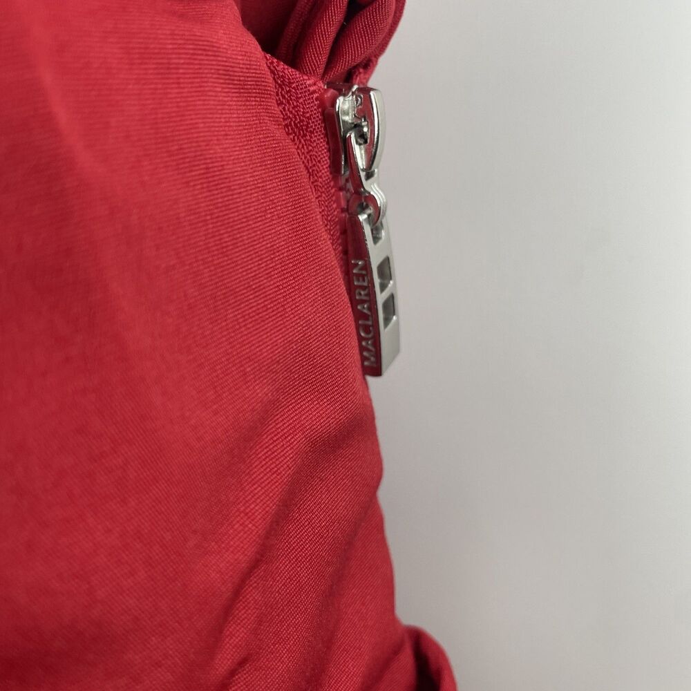 Maclaren Red Field Bag Diaper Tote with Pockets, Pad & Adjustable Strap NEW - Picture 9 of 15